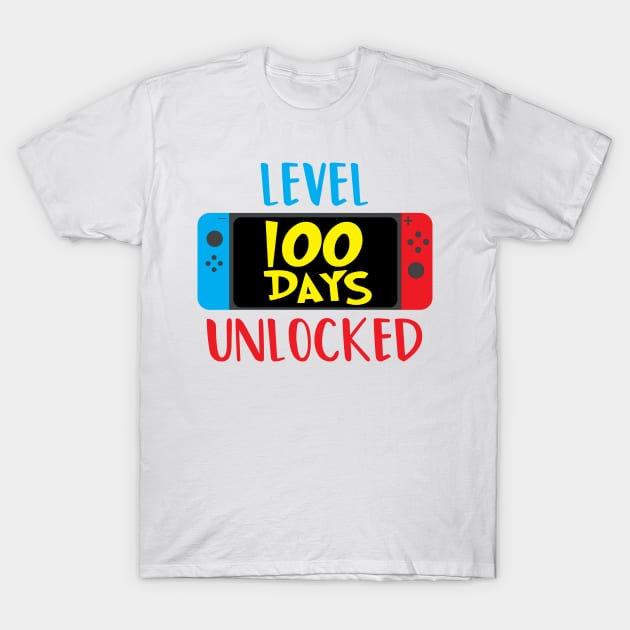 Level 100 Days Unlocked T-Shirt by TeeAMS